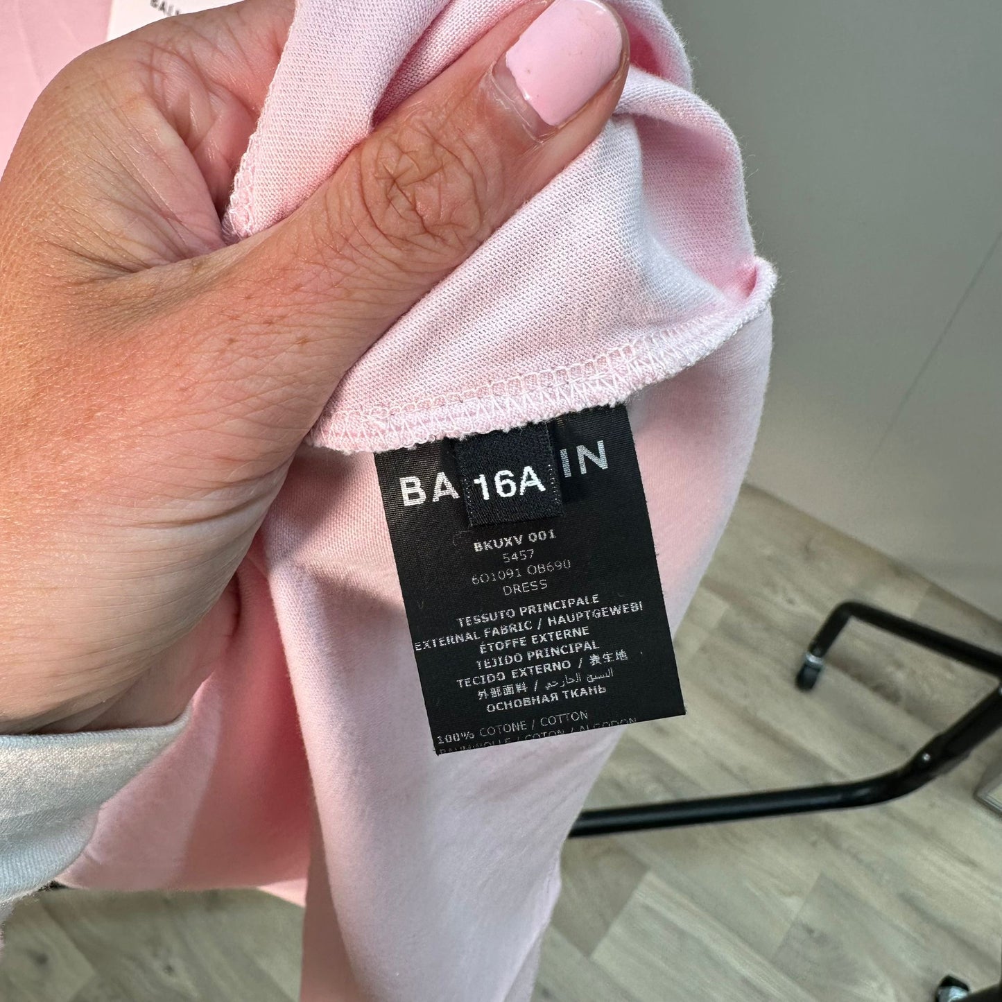 Kids Balmain Pink T-Shirt Dress – New In Tags Age 16