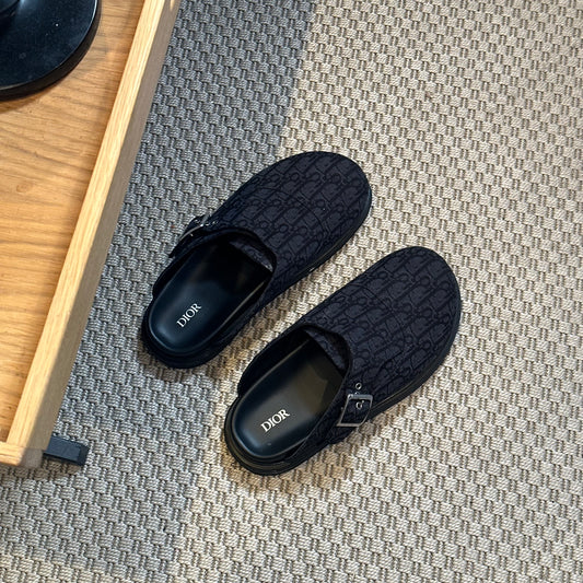 Dior Dior Aqua Mule Black Dior Oblique Jacquard – EU 43/ UK 9