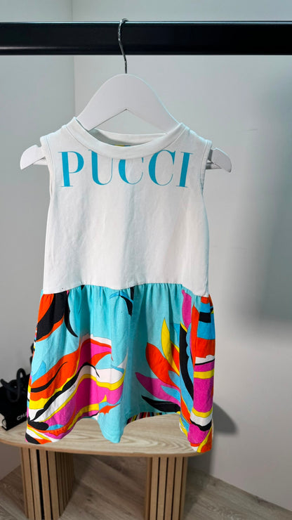 Kids Emilio Pucci Logo Print Dress – Age 3