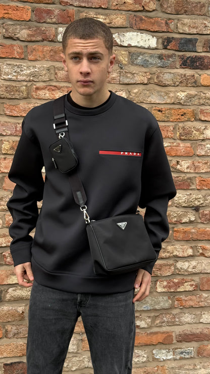 Prada Black Re Nylon Crossbody Bag- Brand New