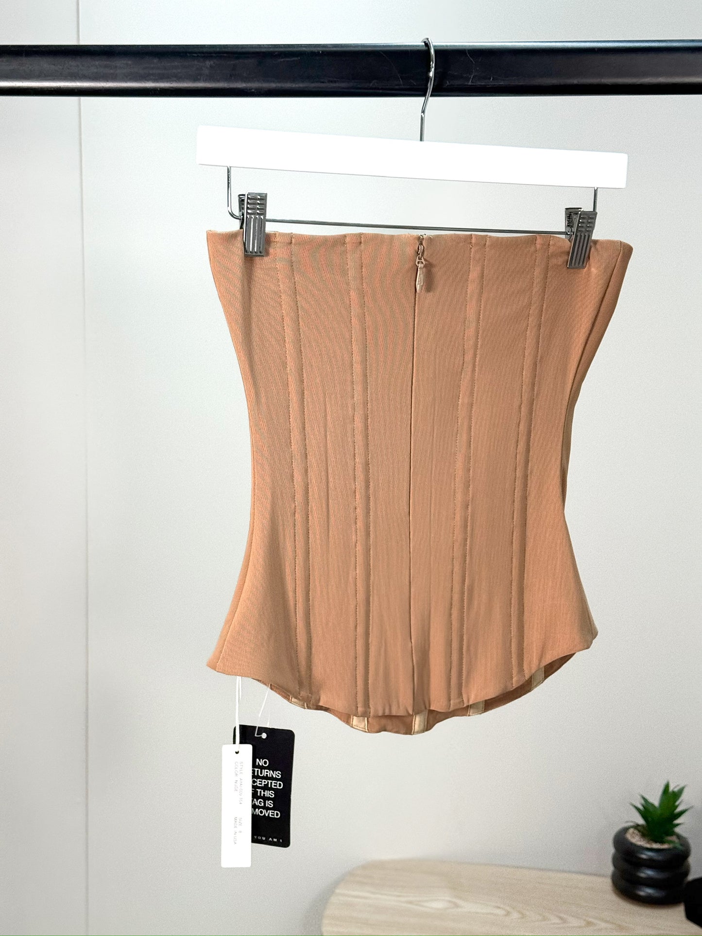 Are You Am I Sunniva Nude Corset - UK 8