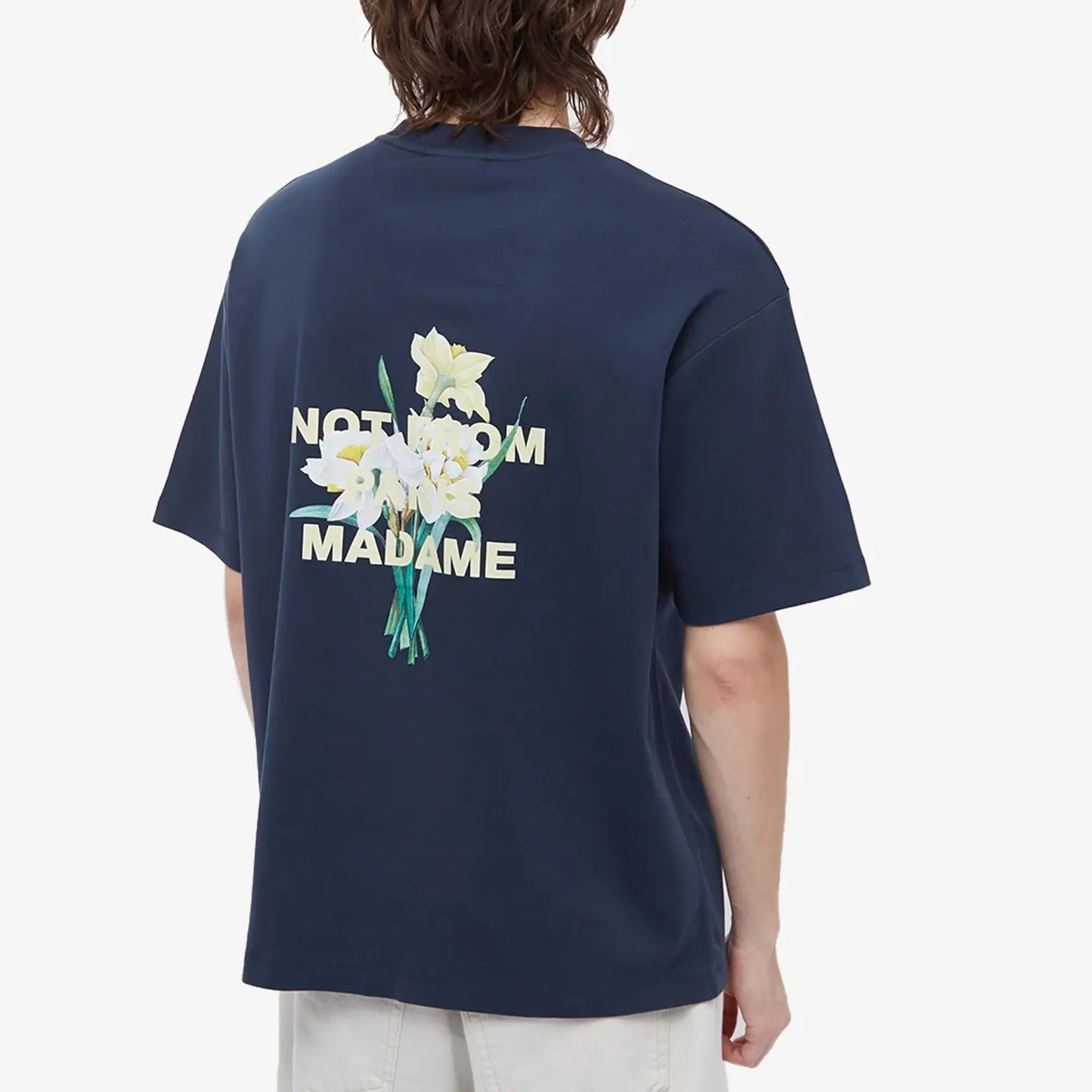 Drôle de Monsieur Navy Not From Paris Madame T-Shirt – XL
