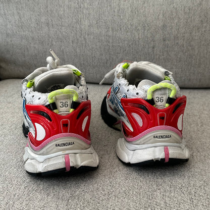 Balenciaga Runner Trainers White Blue Red – EU 36 / UK 3