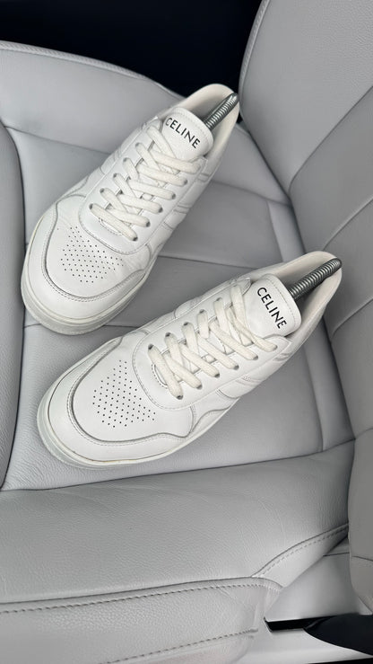 Celine White low lace CT-04 trainer - UK 4