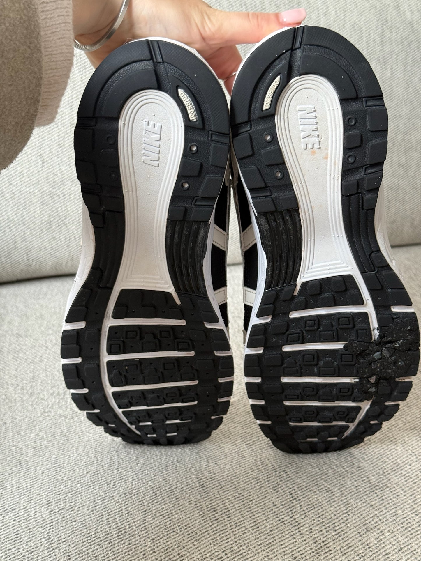 Nike P-6000 Sail Wolf Grey Trainers - UK 8