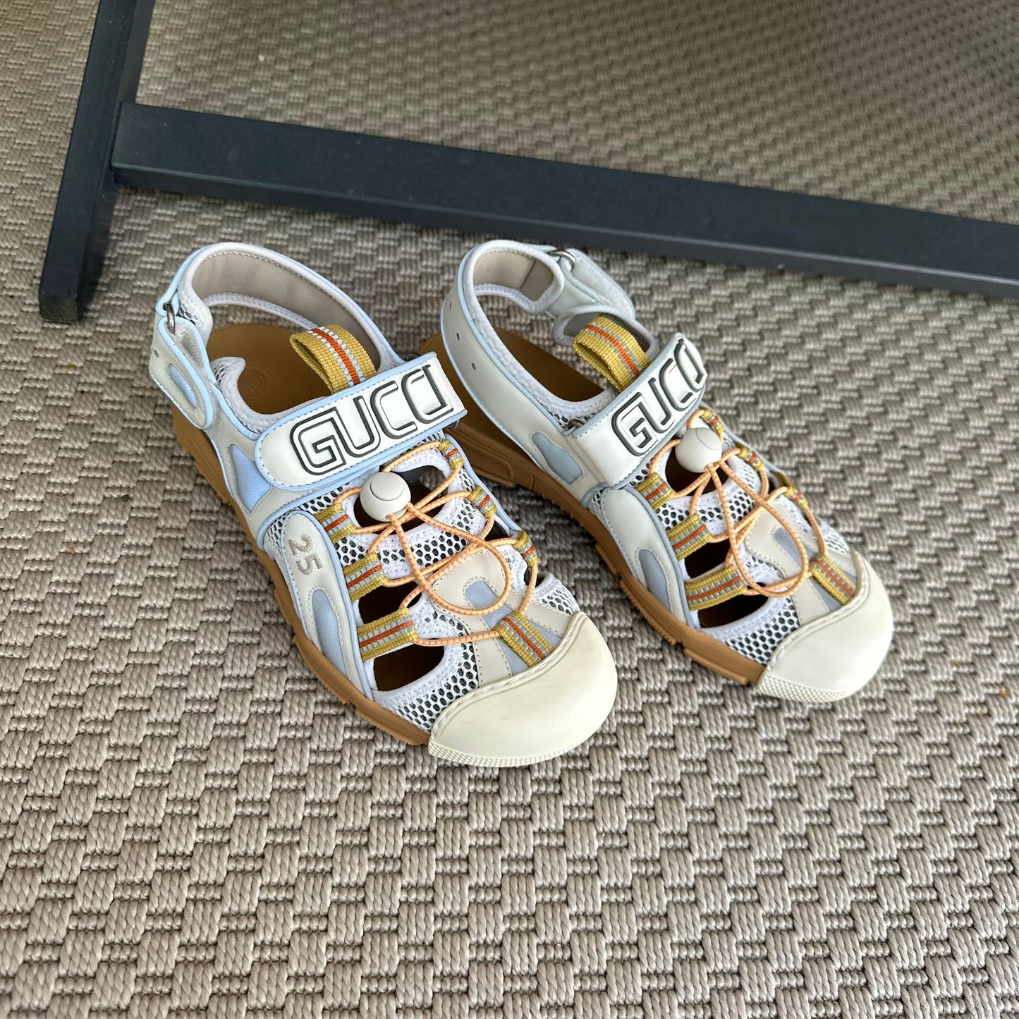 Gucci Tinsel Mesh Reflection Sandal Trainers – EU 38.5 / UK 5.5