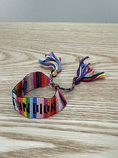 Dior Rainbow Beaded Friendship Bracelet - One Size