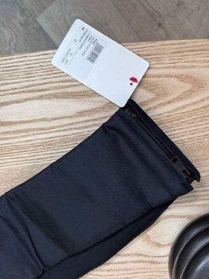 Prada Black Re-Nylon Bandeau Logo Top - New In Tags EU 44