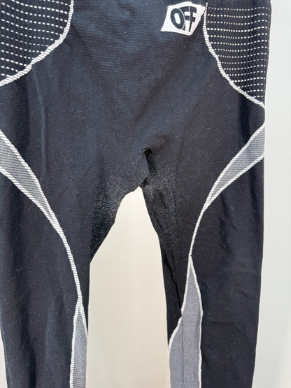 Off-White Black Gym Set leggings And CropActive Set - L/XL FIT UK 10