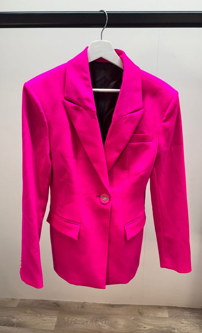 The Attico Pink Suit Jacket And Trouser Set – IT 40 8-10