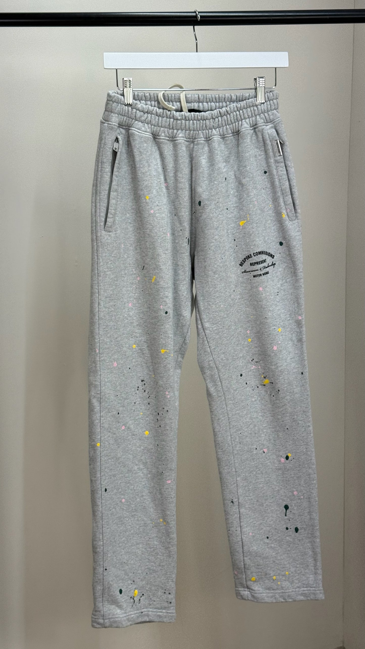 Represent Grey Paint splash tracksuit Set - M/L