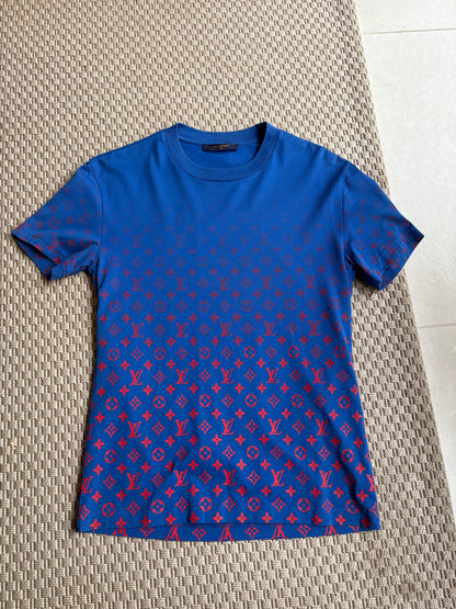 Louis Vuitton Blue Monogram T-Shirt – UK Small