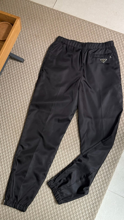 Prada Straight-Leg Re-Nylon Gabardine Trousers-42/Small