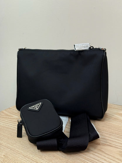 Prada Black Re Nylon Crossbody Bag- Brand New