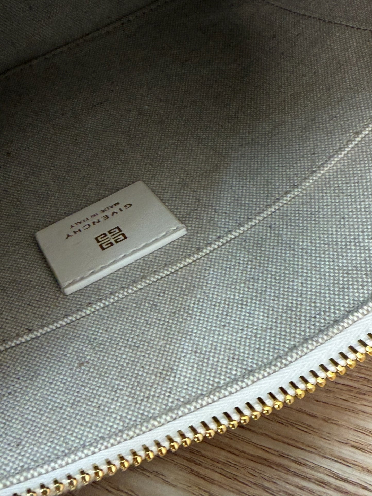 Givenchy Travel raffia pouch