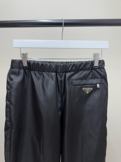 Prada Straight-Leg Re-Nylon Gabardine Trousers-42/Small