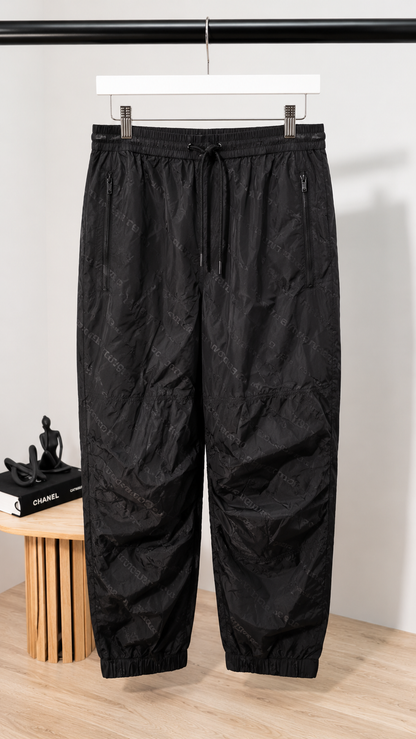Alexander Wang Blue Logo Multi Logo Nylon Trousers – Medium