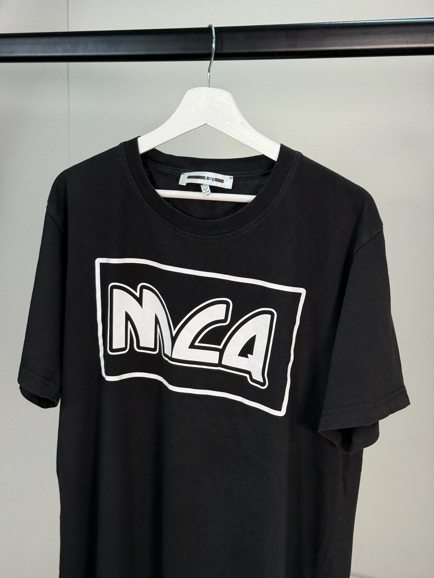 Alexander McQueen Black MCQ Logo T-Shirt - XL