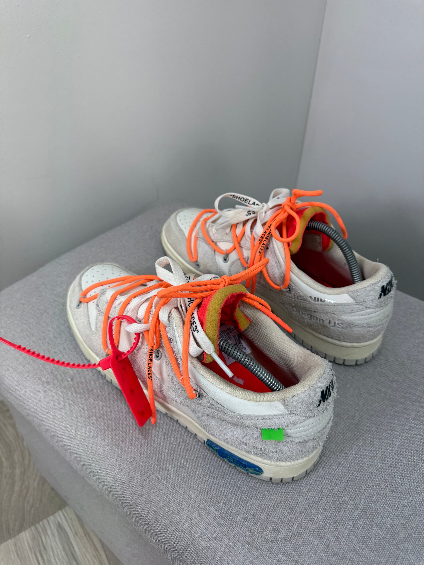 Nike Dunk low Sail /Orange Trainers-UK9