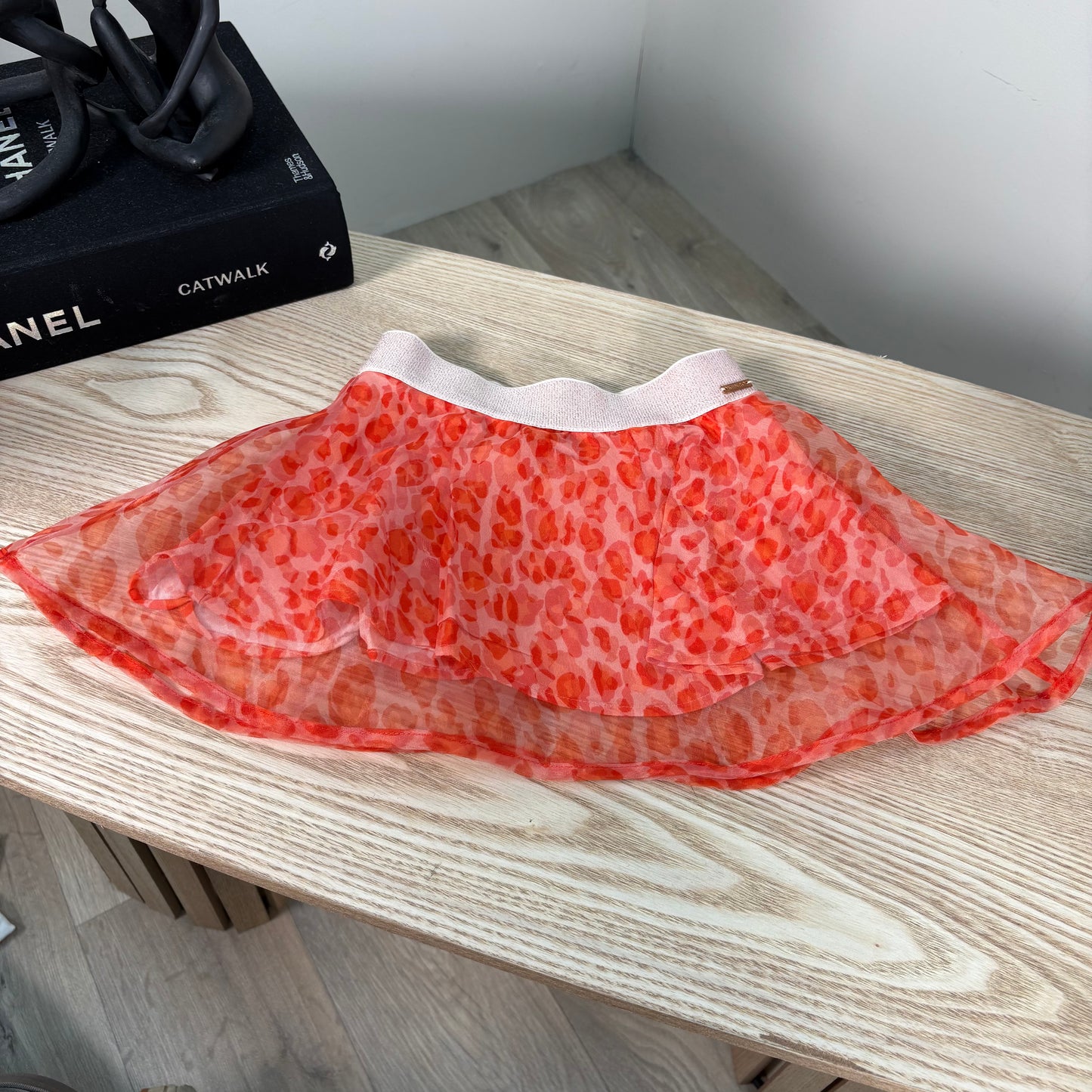 Kids Kenzo Orange Print Skirt – Age 2