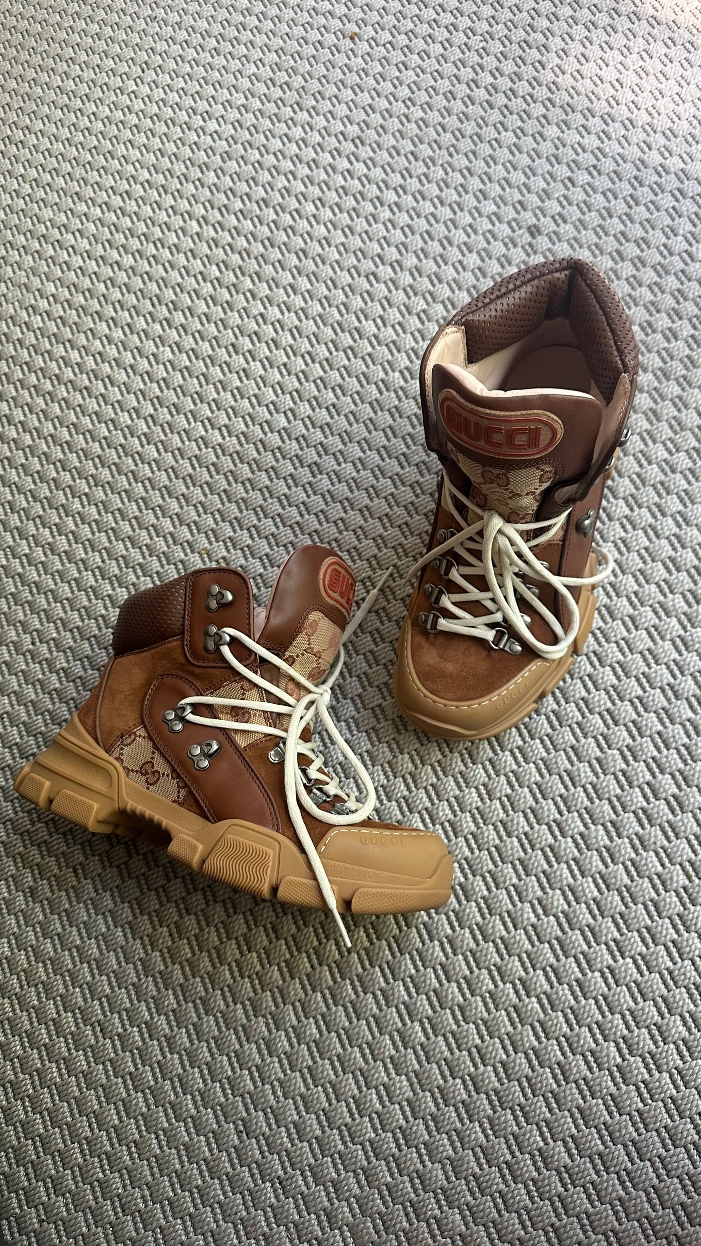 Gucci Flashtrek GG Sneaker boot, Brand New - 39/UK6