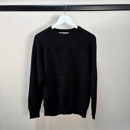 Givenchy Black 4G Logo Jumper –XS