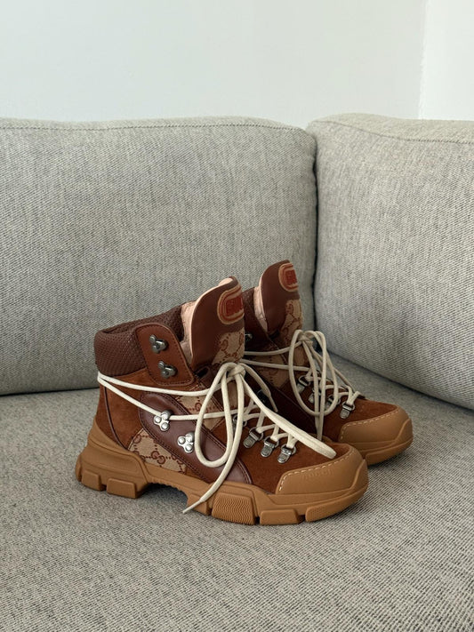 Gucci Flashtrek GG Sneaker boot, Brand New - 39/UK6