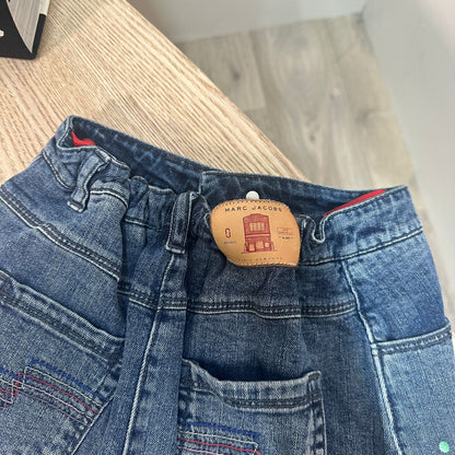 Kids Marc Jacobs Denim Multi Colour Spot Logo Skirt – Age 12