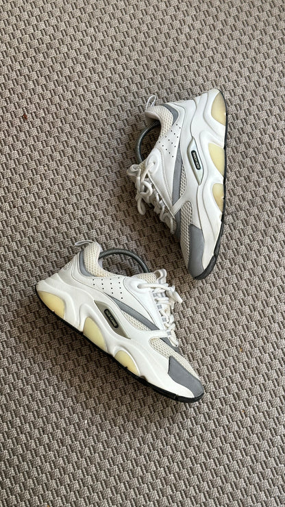 Dior White & Grey B22 Trainers- EU 40/ UK 6