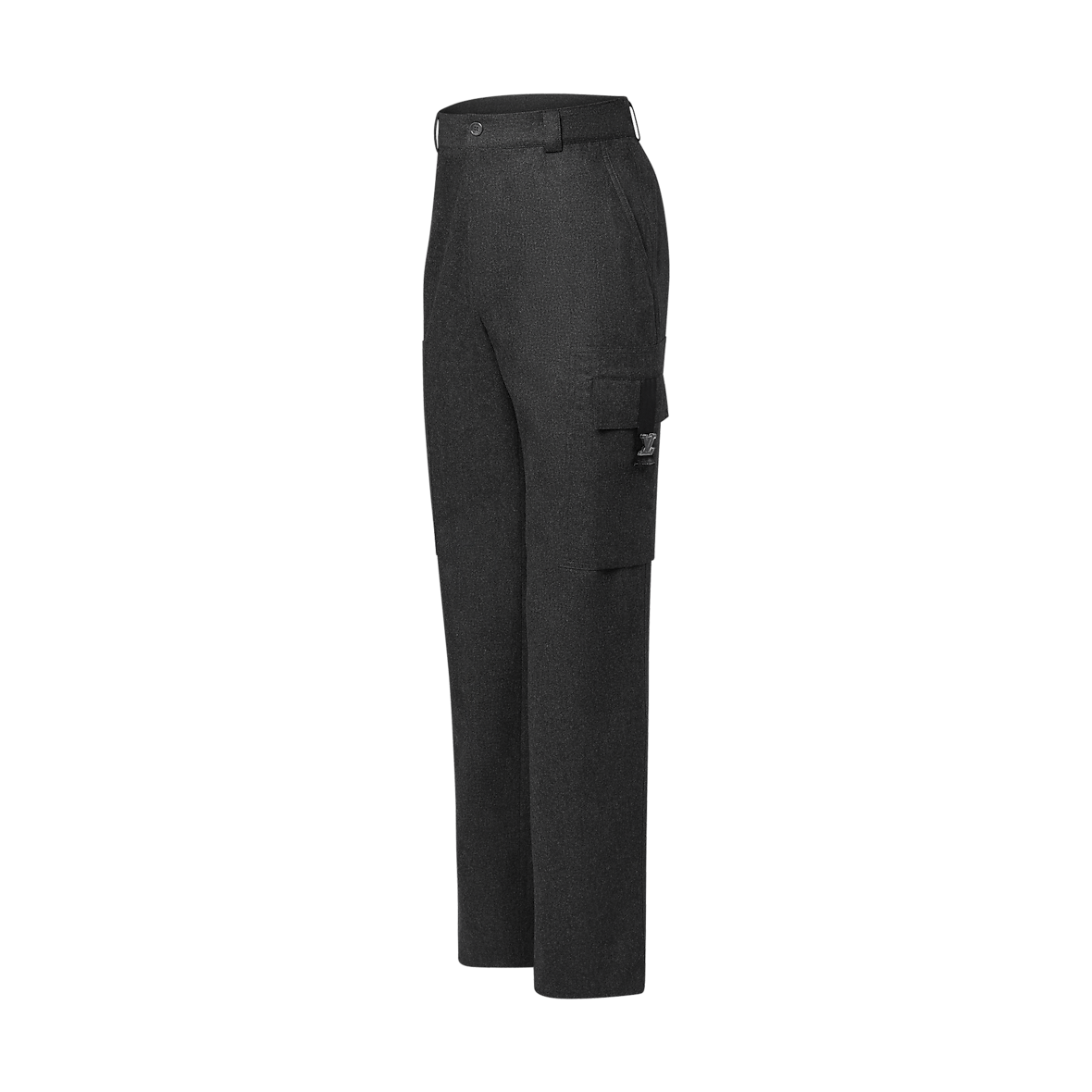 Louis Vuitton Grey Tailored Wool Cargo Trousers , brand new – IT 56