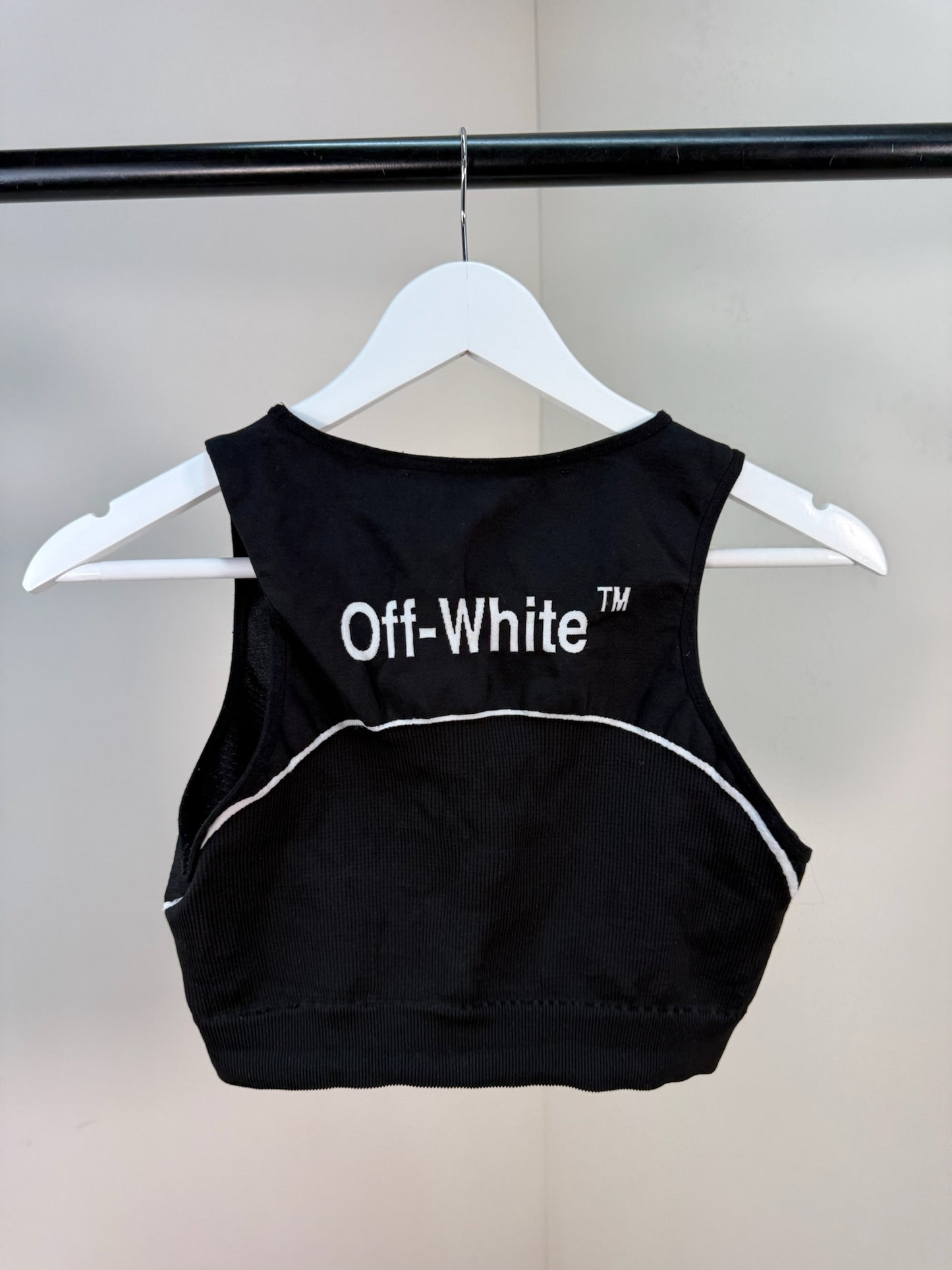 Off-White Black Gym Set leggings And CropActive Set - L/XL FIT UK 10