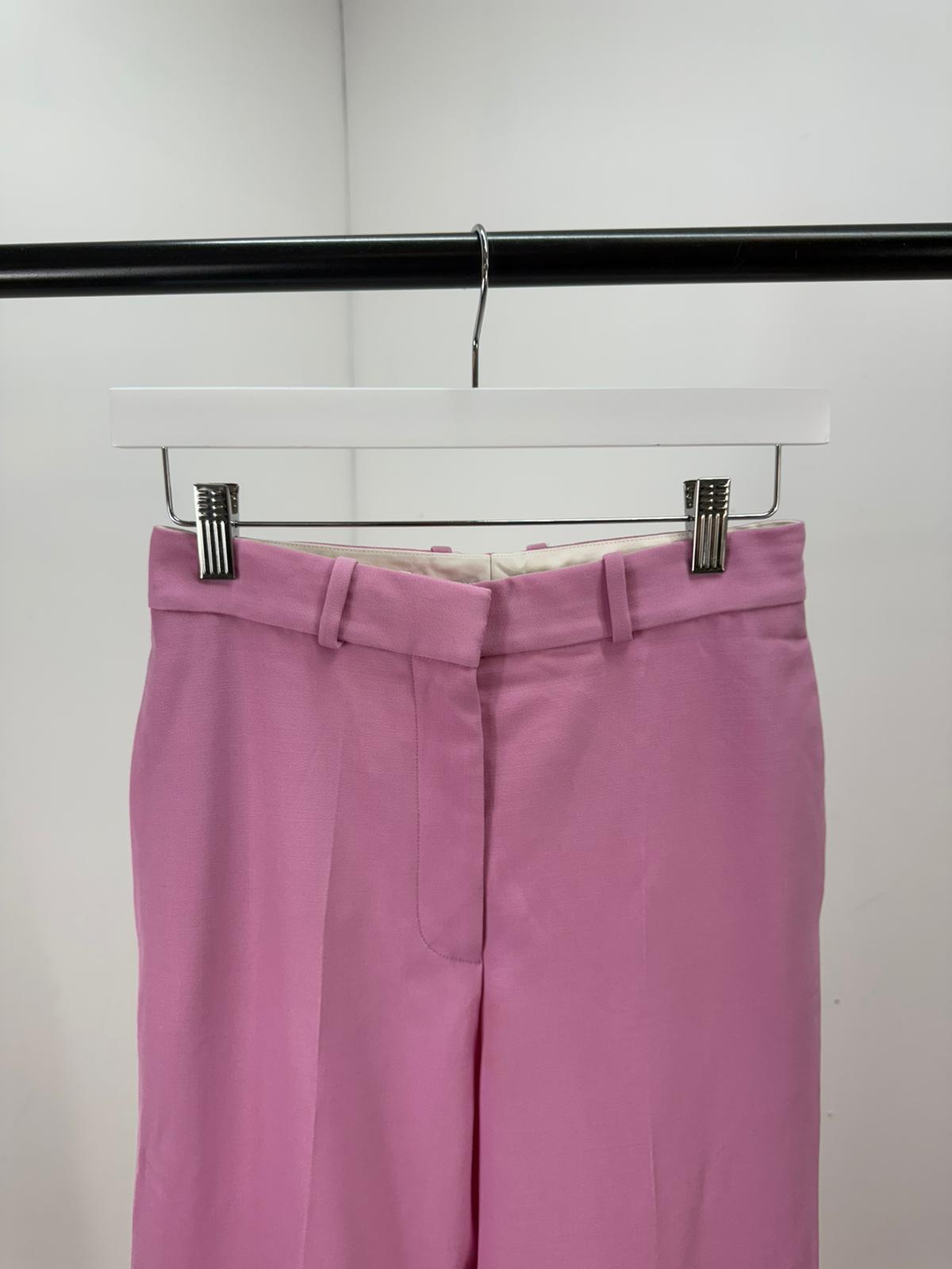 Stella McCartney Pink Straight Leg Trouser - Small