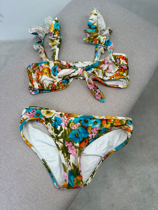 Kids Zimmerman Multicolour Bow Bikini - Age 10