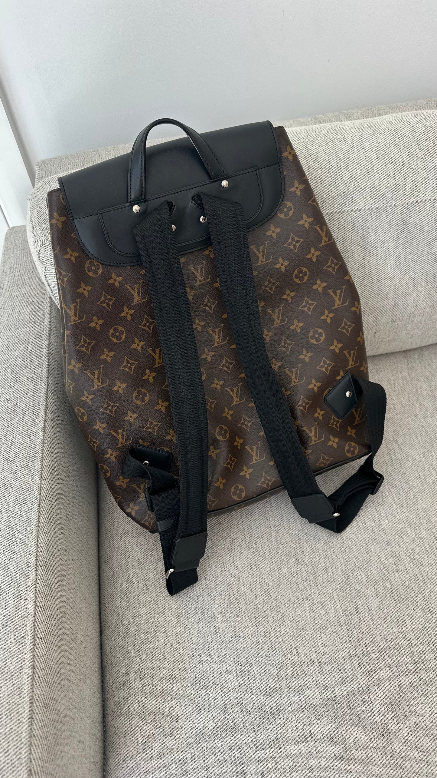 Louis Vuitton Palk Brown Monogram Backpack