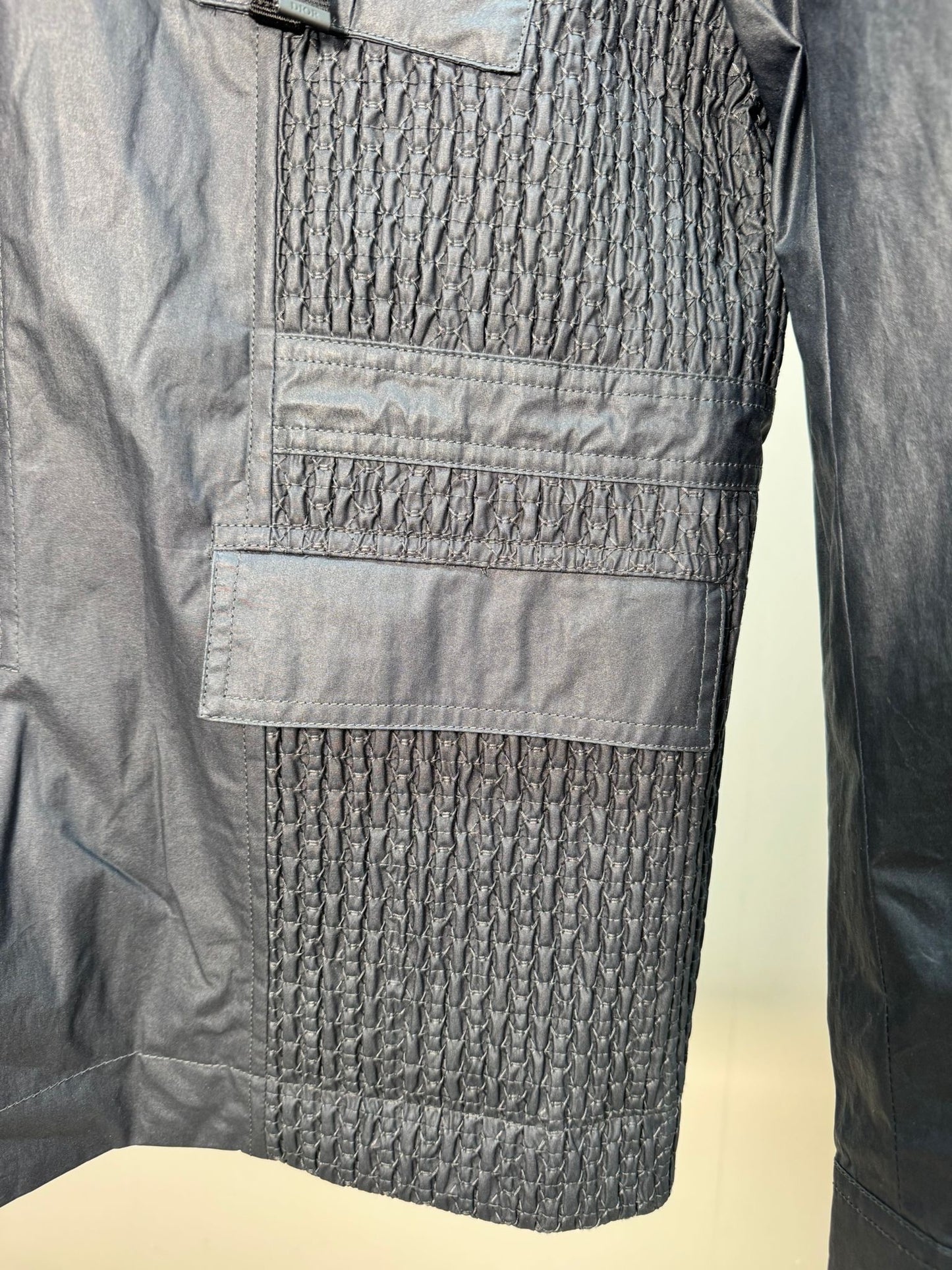 Dior Navy Woven CD Buckle Jacket, brand new in tags - Large