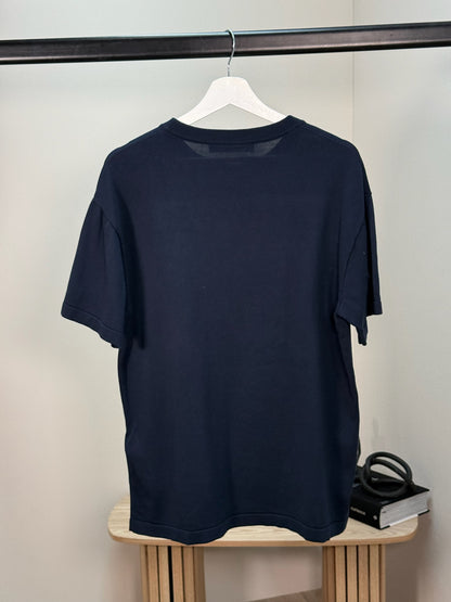 Louis Vuitton Louis Vuitton X Nigo Intarsia Jacquard Blue Heart Crewneck T-shirt - Medium