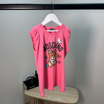 Kids Moschino Pink Teddy T-Shirt – Age 14