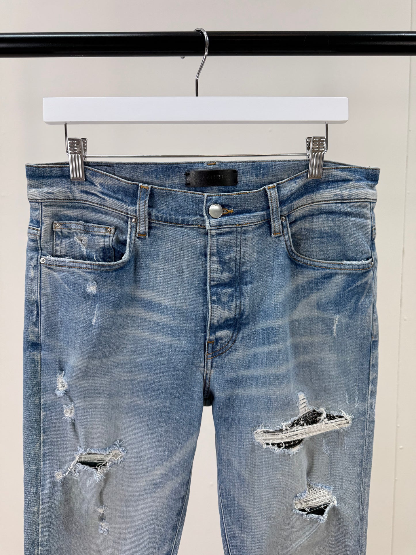 Amiri Blue Bandana MX1 Jeans -32