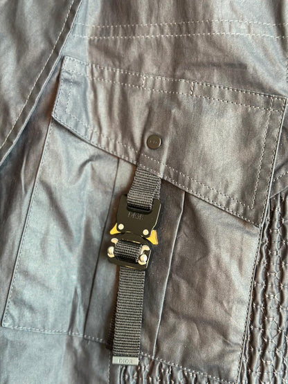 Dior Navy Woven CD Buckle Jacket, brand new in tags - Large