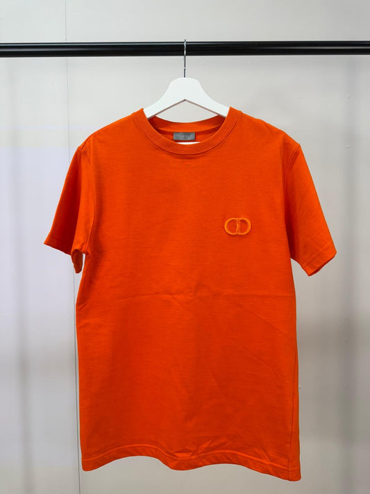 Dior Orange CD Logo T-Shirt - XS