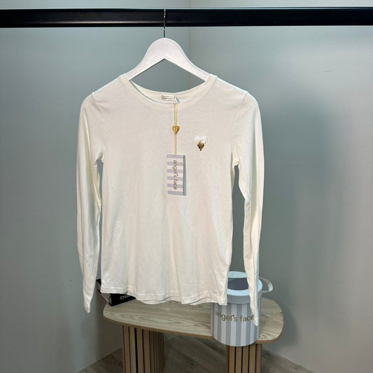 Kids Angel Face Long Sleeve Wings Top – New In Tags Age 12-13