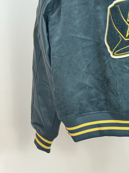 Manière De Voir MVP Green Yellow Bomber Jacket - Large