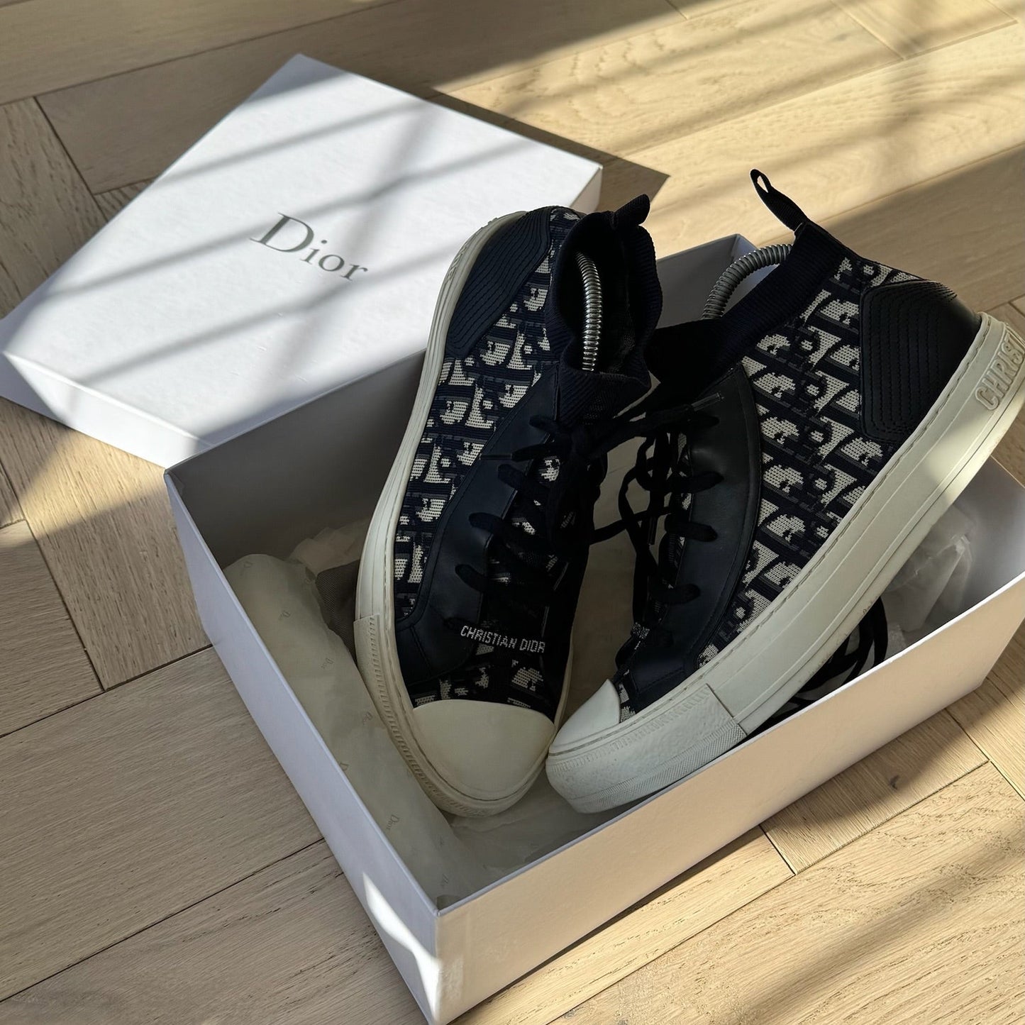 Dior Walk'N'Dior Deep Blue Oblique Trainers – EU 43/UK 9