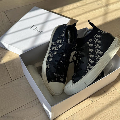 Dior Walk'N'Dior Deep Blue Oblique Trainers – EU 43/UK 9