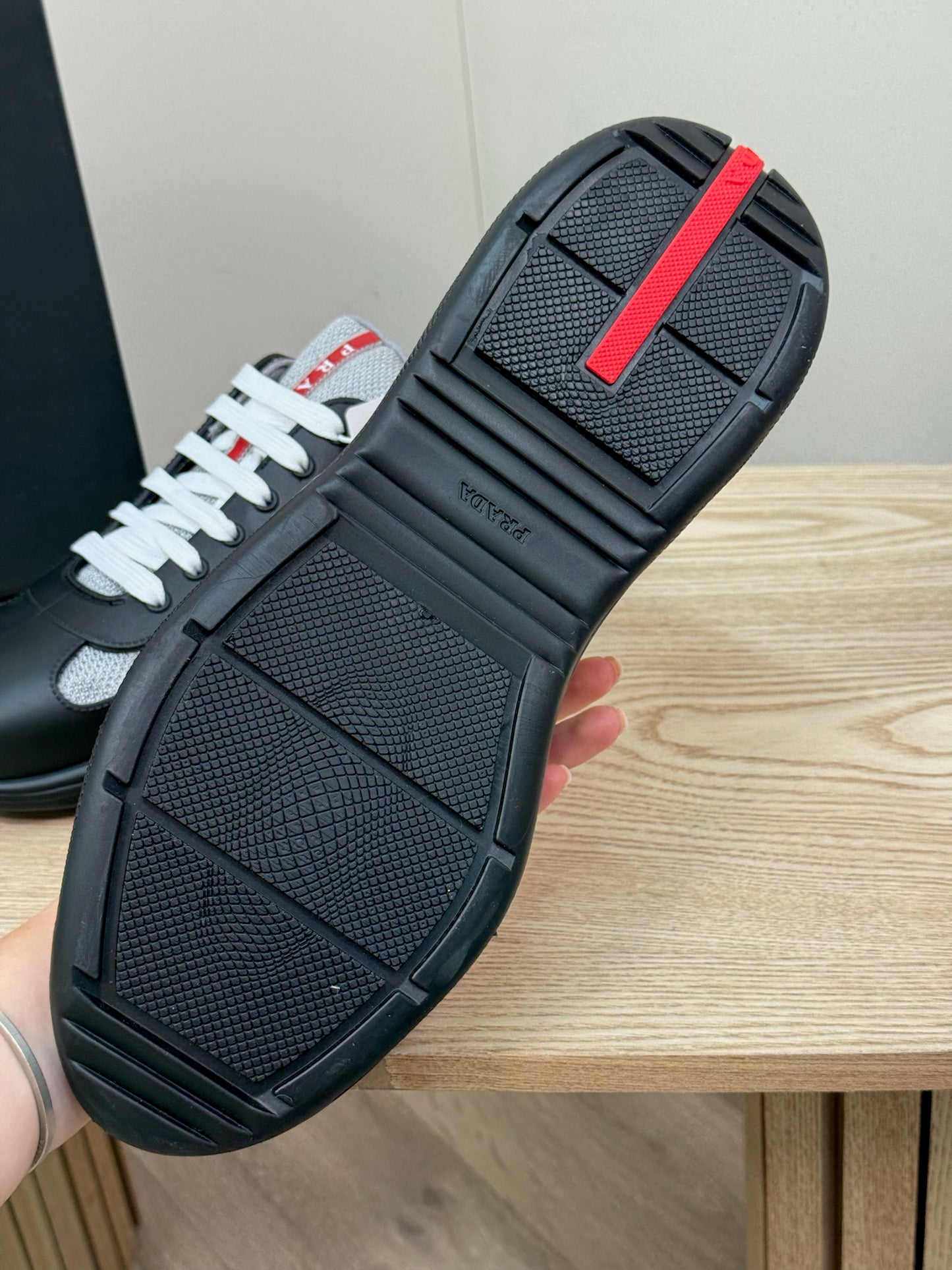 Prada America Cup Soft Rubber Trainers Brand New In Box UK 12