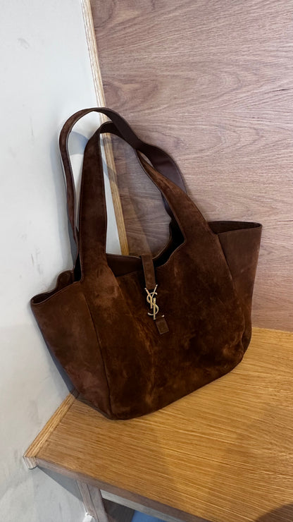 Saint Laurent Le 5 À 7 Bea Suede Tote Bag