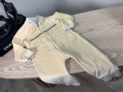 Kids Gucci Cream Baby Grow – 9-12 Months