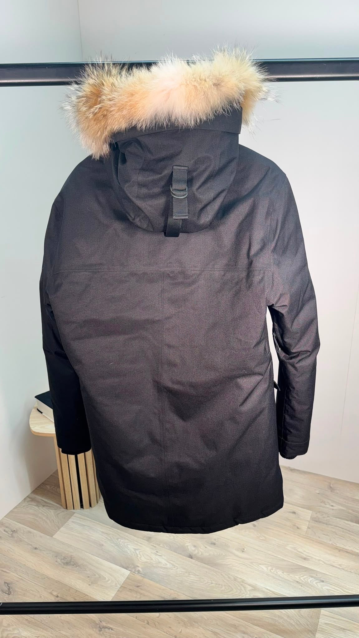 Nobis Yves Black Removable Fur Hood Parka Coat – Medium