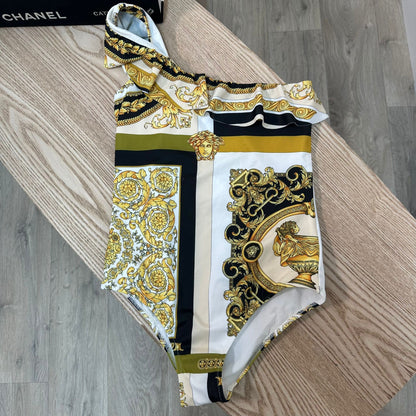 Kids Versace White Gold Swimsuit – Age 14