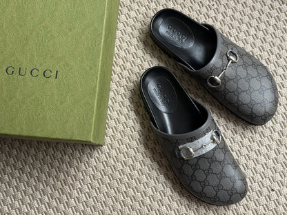 Gucci GG horsebite slider mule - Brand New UK 6.5